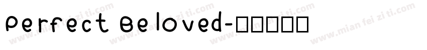 Perfect Beloved字体转换